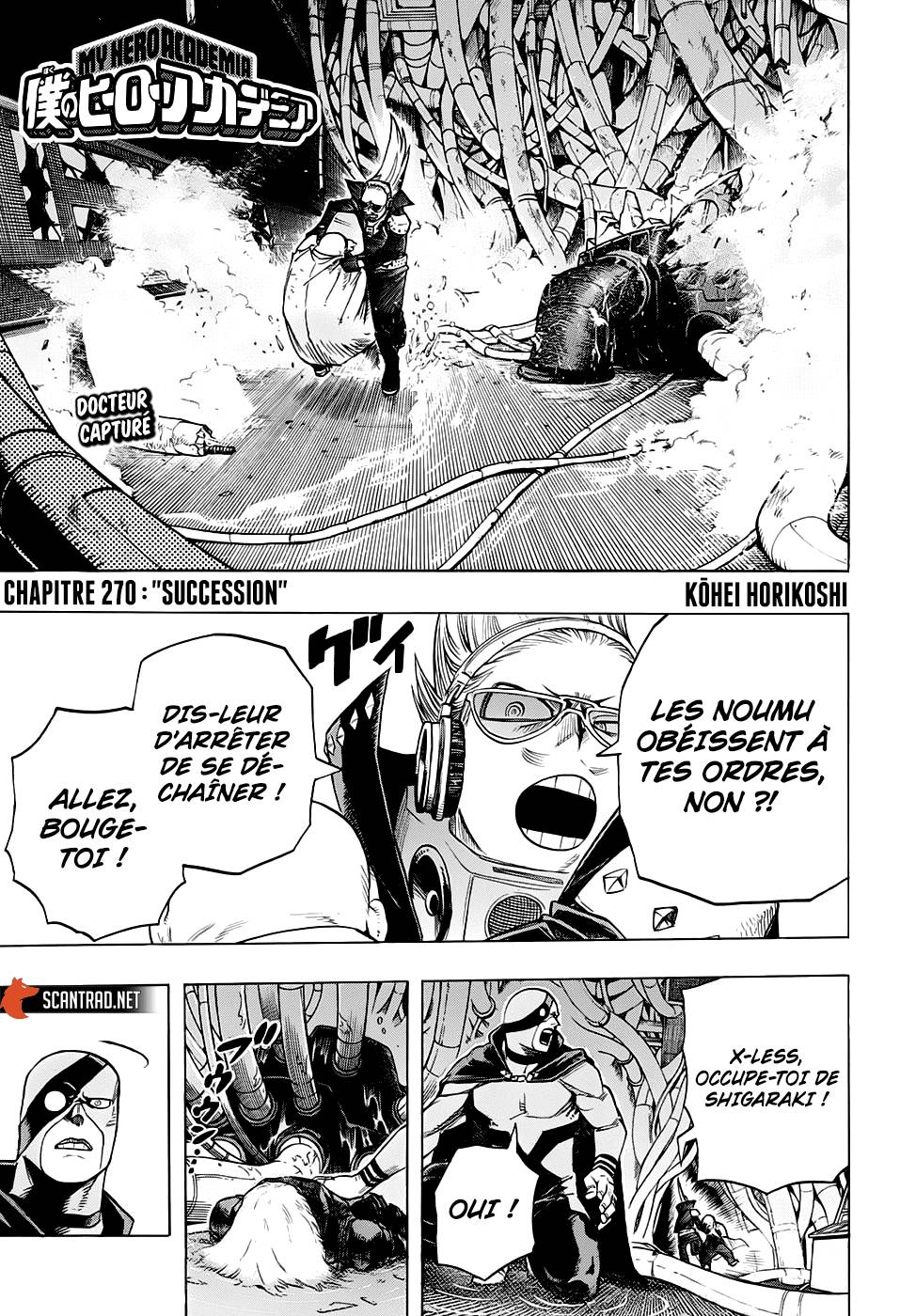 Lecture en ligne My Hero Academia 270 page 1
