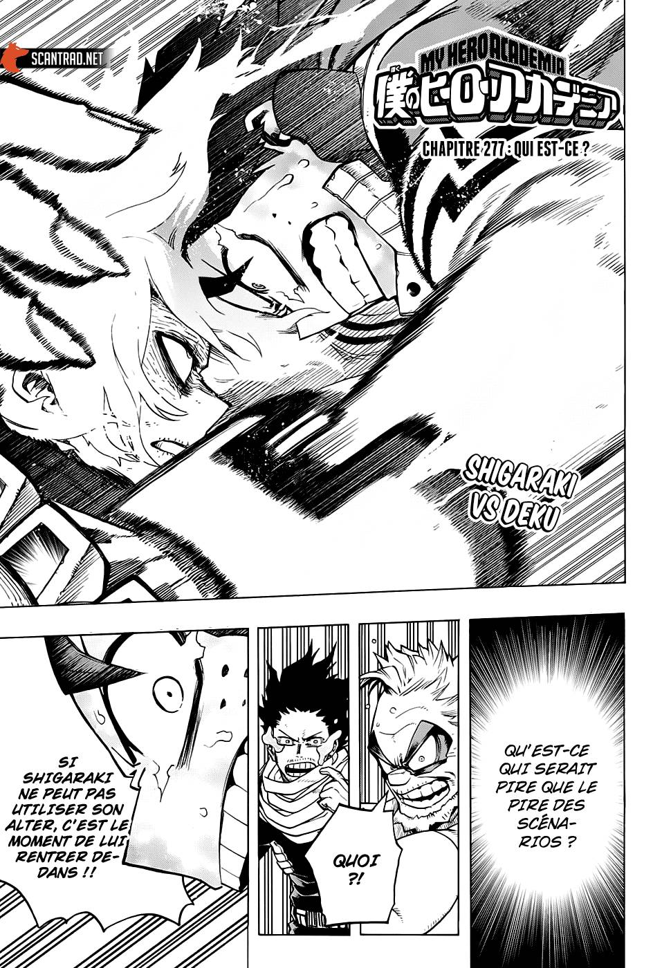 Lecture en ligne My Hero Academia 277 page 1