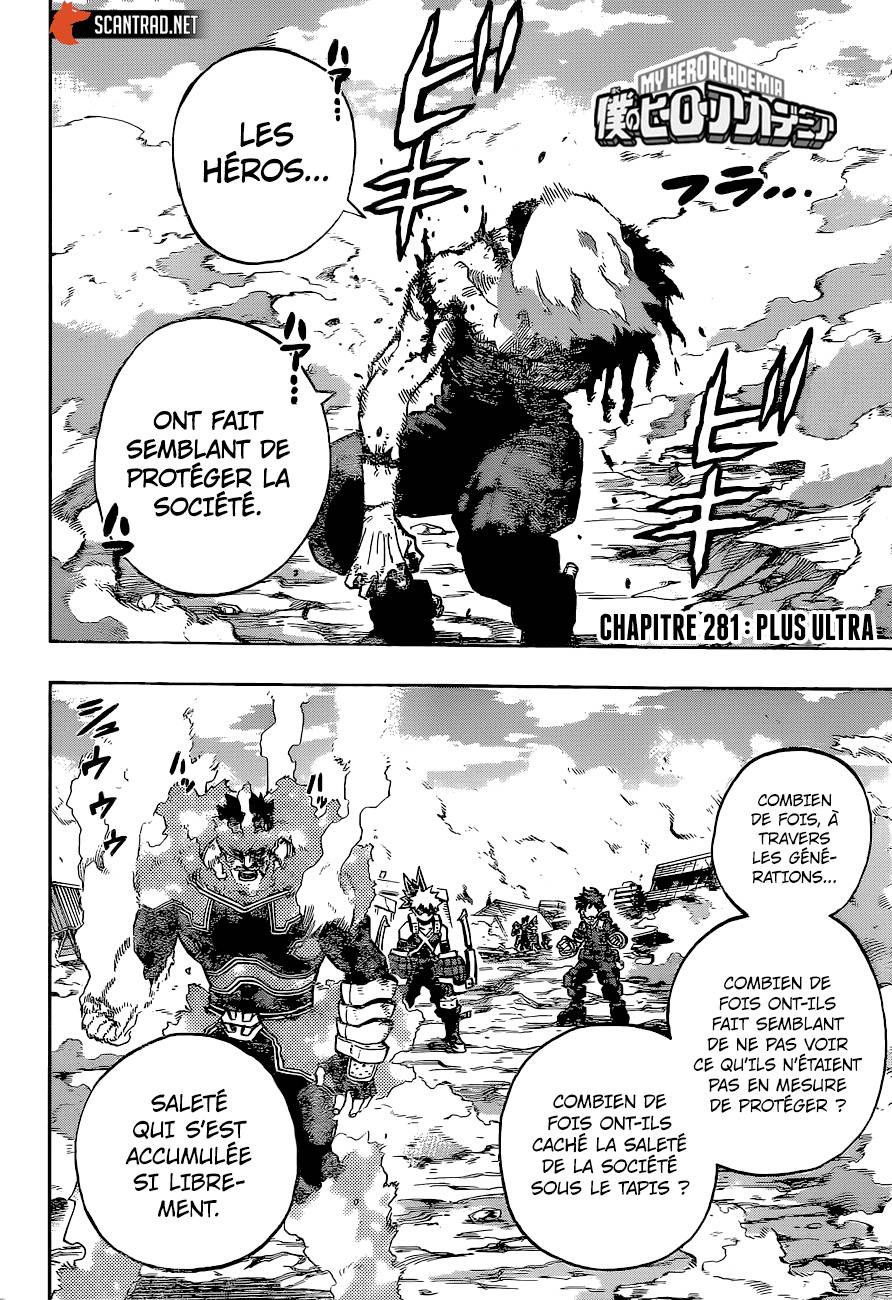 Lecture en ligne My Hero Academia 281 page 3