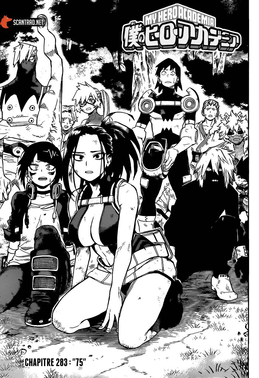 Lecture en ligne My Hero Academia 283 page 1