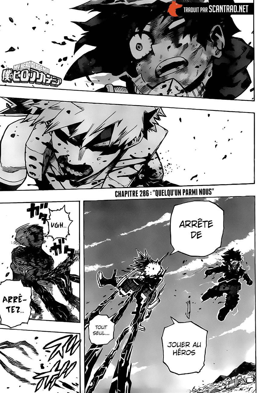Lecture en ligne My Hero Academia 286 page 1