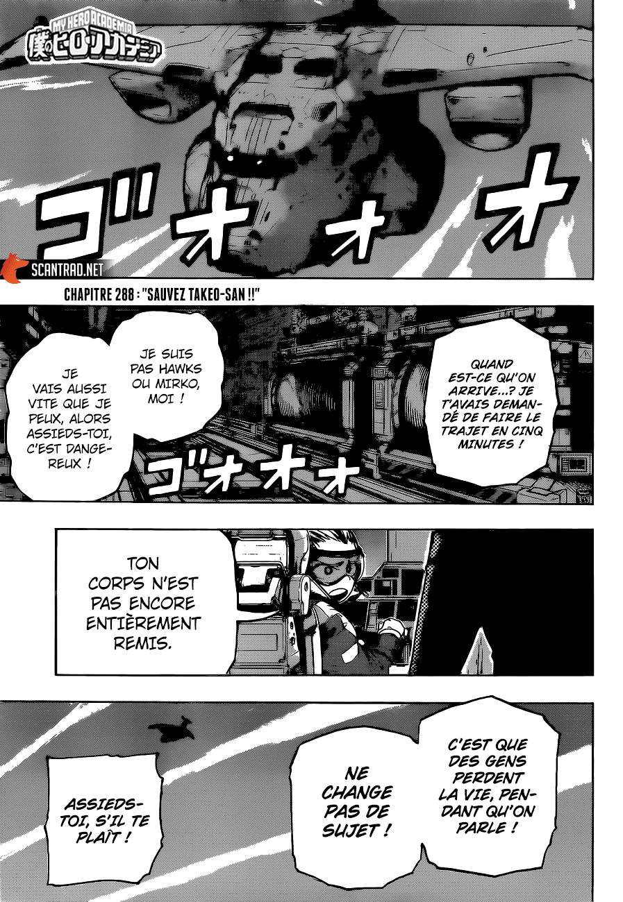 Lecture en ligne My Hero Academia 288 page 1