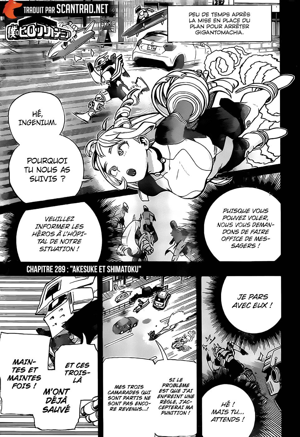 Lecture en ligne My Hero Academia 289 page 1