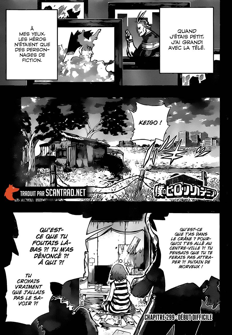 Lecture en ligne My Hero Academia 299 page 1