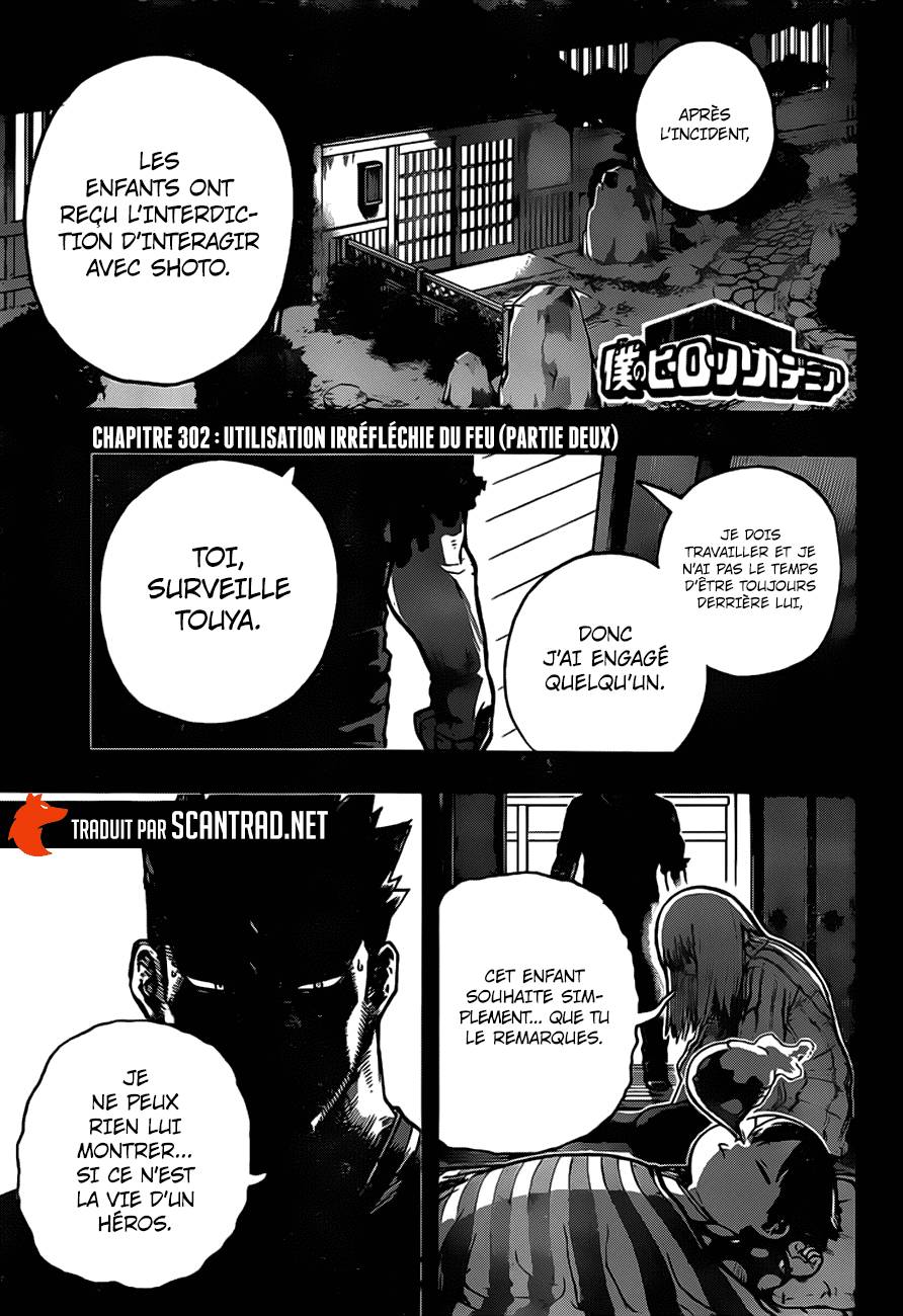 Lecture en ligne My Hero Academia 302 page 1