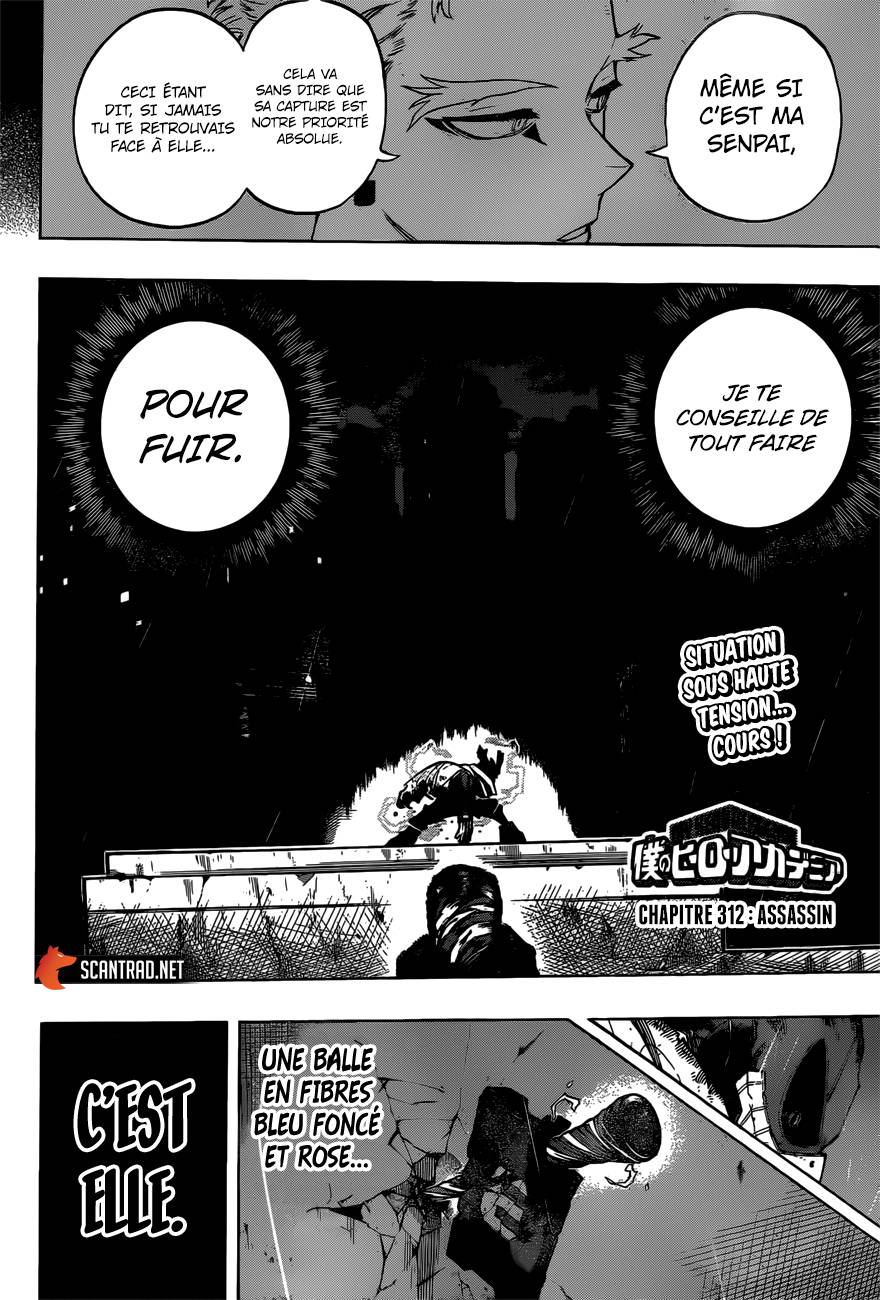 Lecture en ligne My Hero Academia 312 page 3