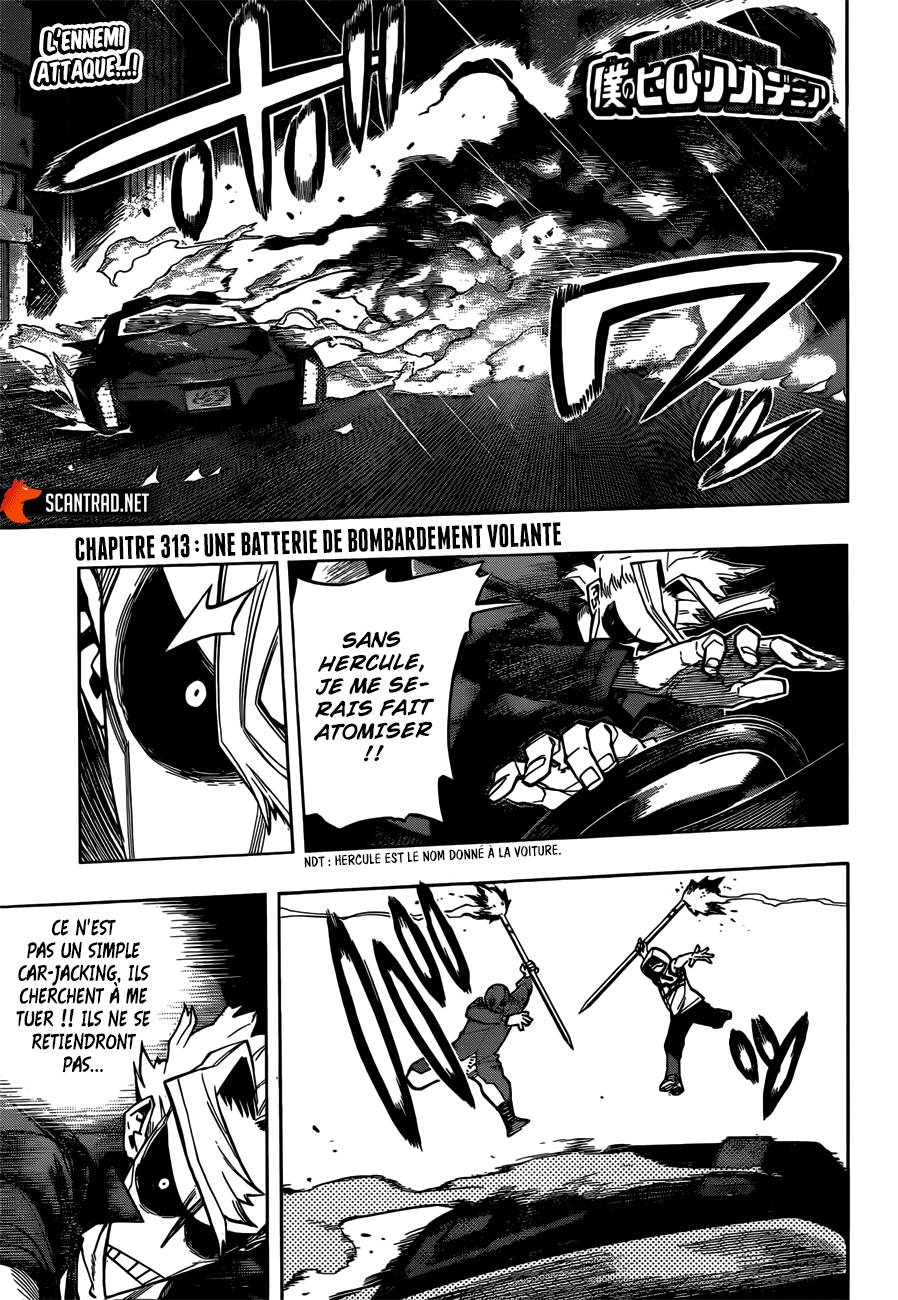 Lecture en ligne My Hero Academia 313 page 1