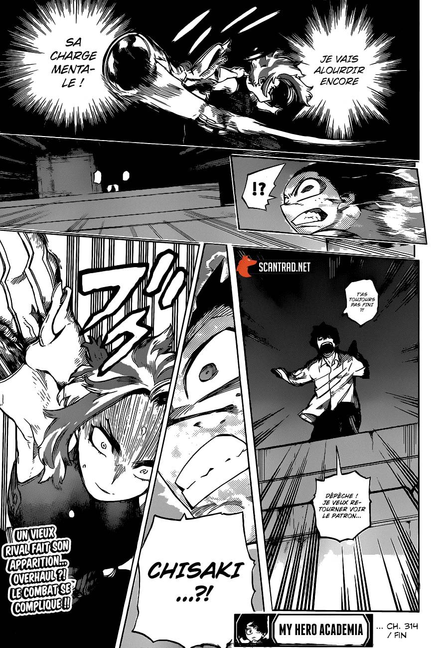 Lecture en ligne My Hero Academia 314 page 18