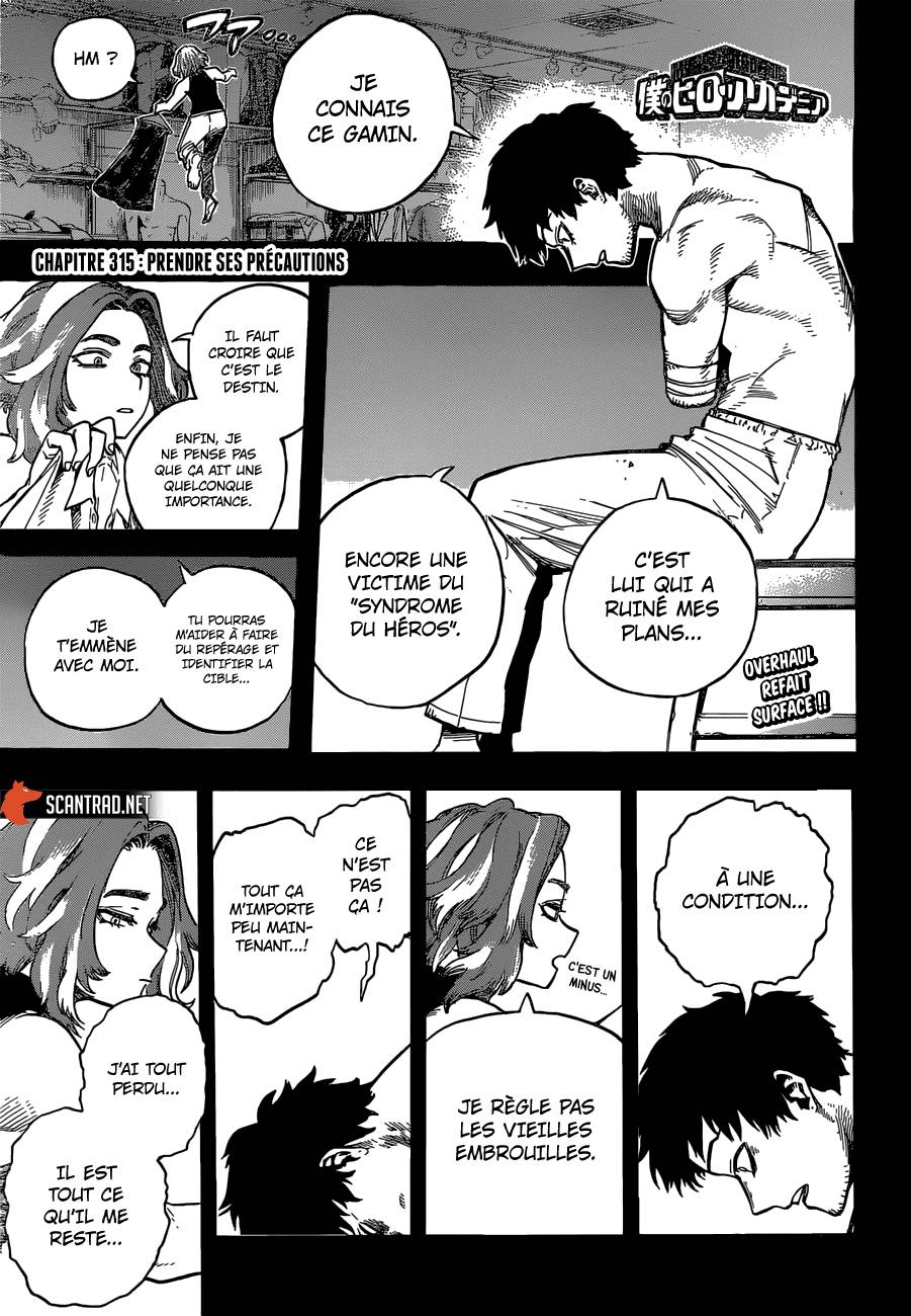 Lecture en ligne My Hero Academia 315 page 1