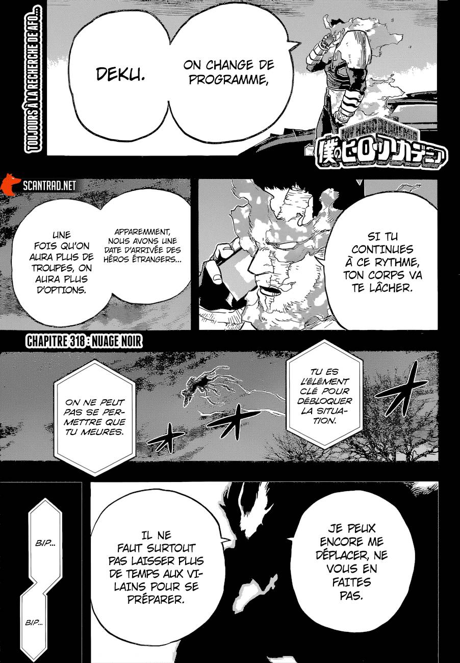 Lecture en ligne My Hero Academia 318 page 1