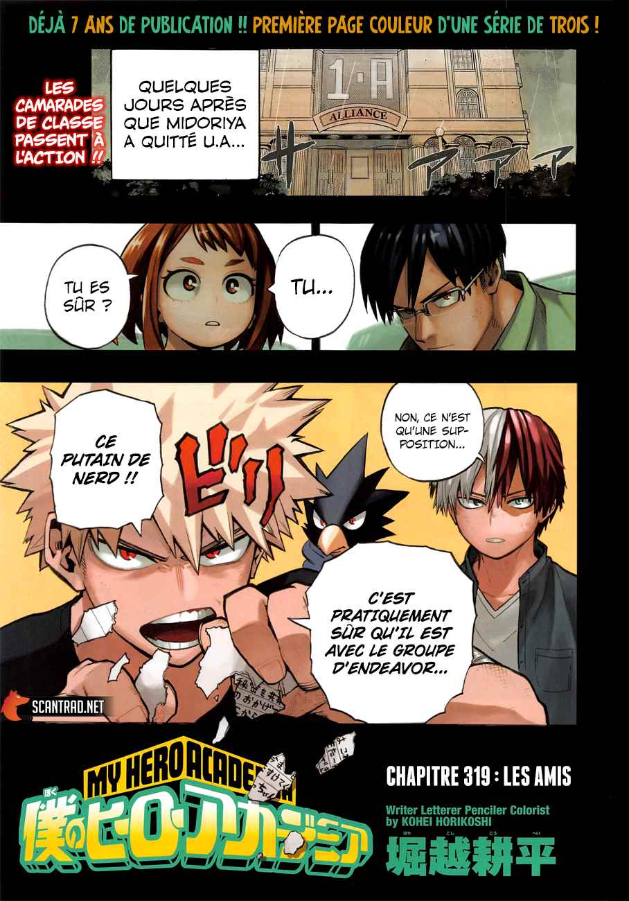 Lecture en ligne My Hero Academia 319 page 1