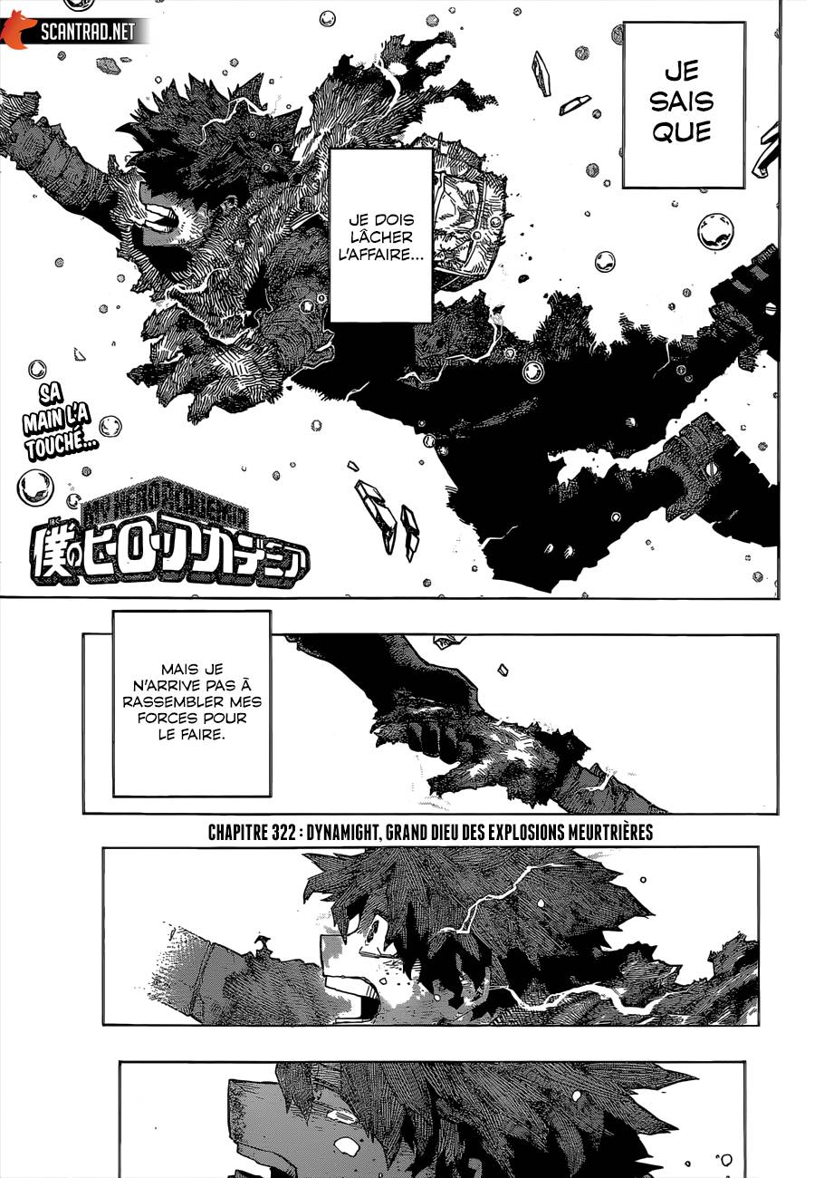 Lecture en ligne My Hero Academia 322 page 1