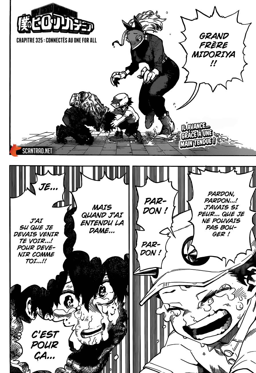 Lecture en ligne My Hero Academia 325 page 3