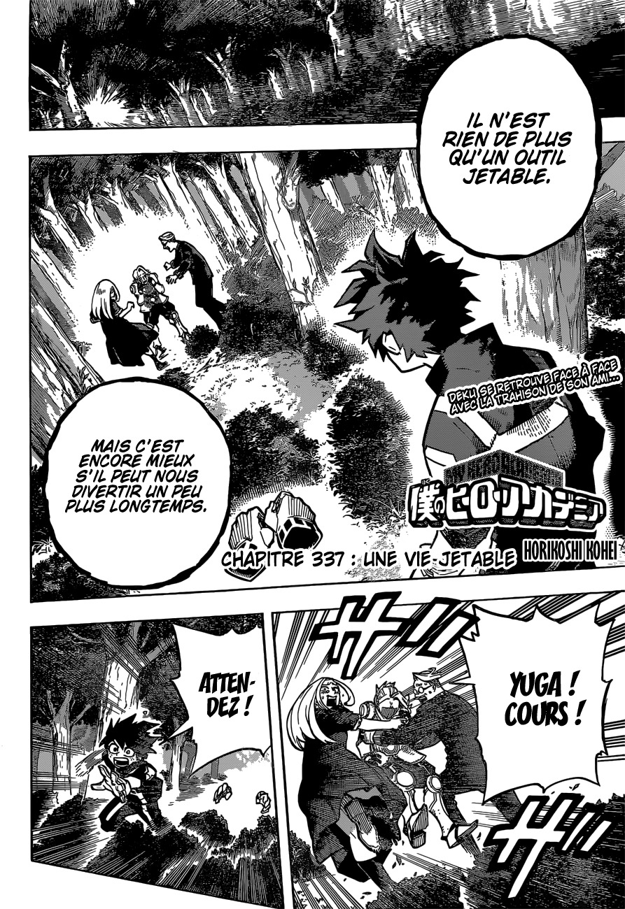 Lecture en ligne My Hero Academia 337 page 2