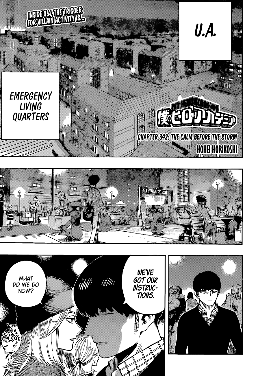 Lecture en ligne My Hero Academia 342 page 1