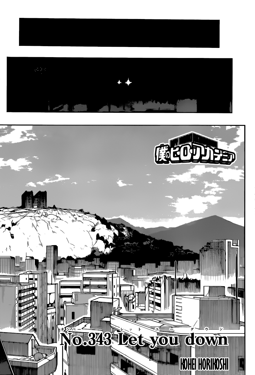 Lecture en ligne My Hero Academia 343 page 3