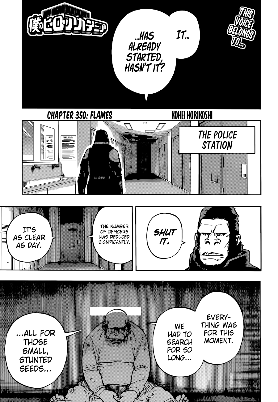 Lecture en ligne My Hero Academia 350 page 1