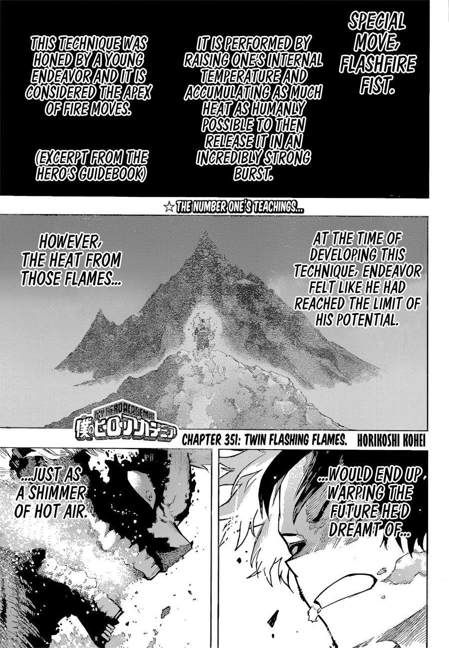 Lecture en ligne My Hero Academia 351 page 1