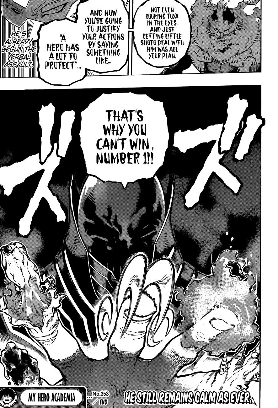 Lecture en ligne My Hero Academia 353 page 16