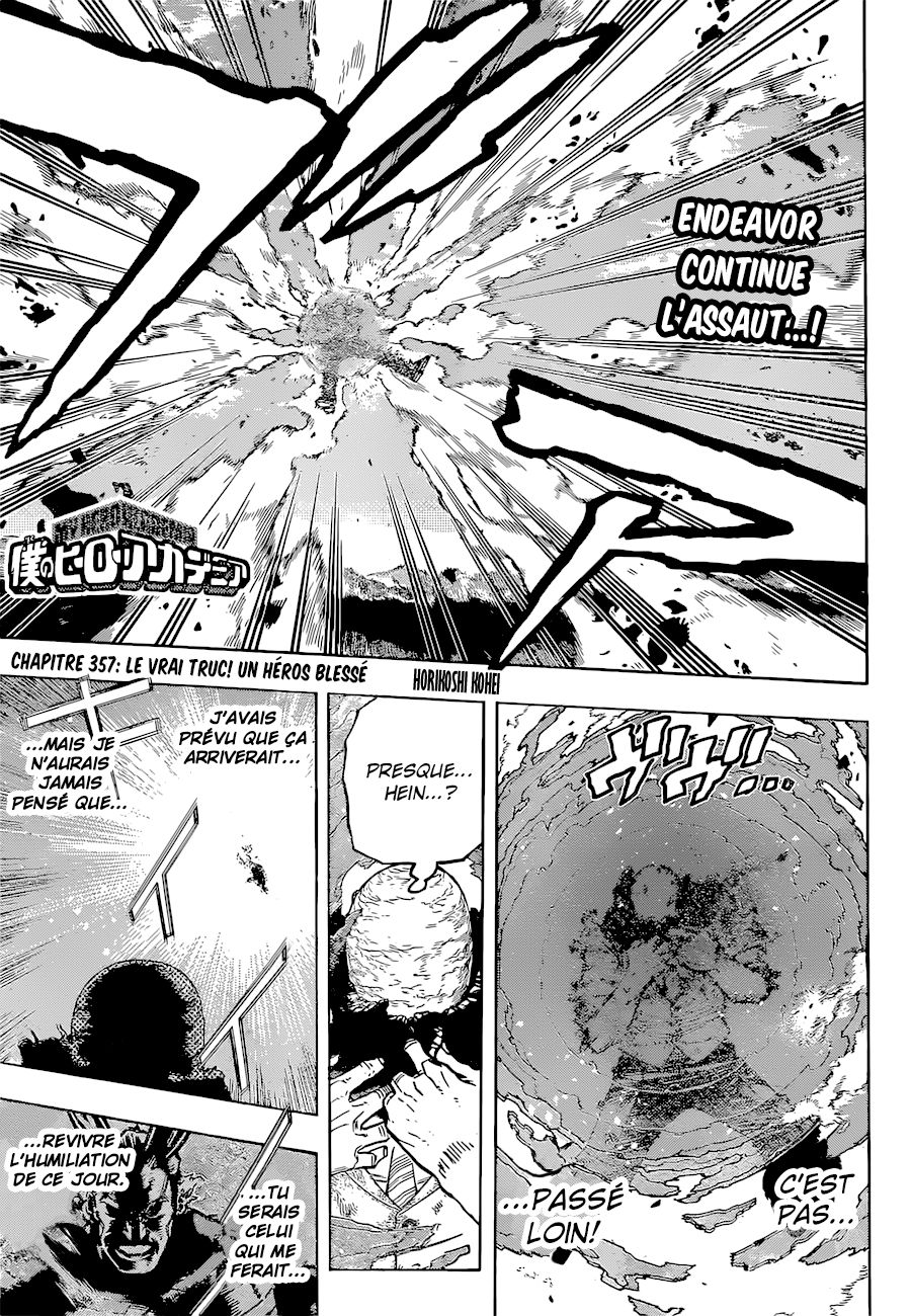 Lecture en ligne My Hero Academia 357 page 1