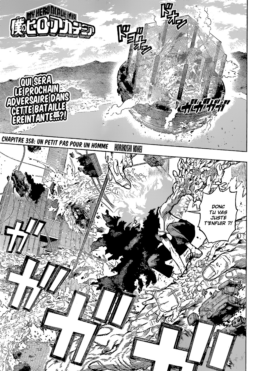 Lecture en ligne My Hero Academia 358 page 1