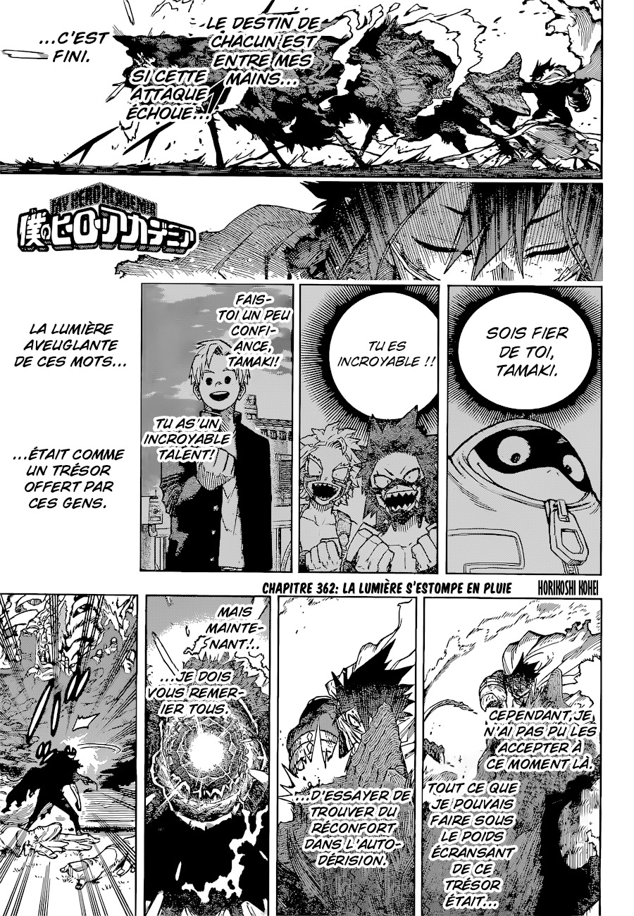 Lecture en ligne My Hero Academia 362 page 1