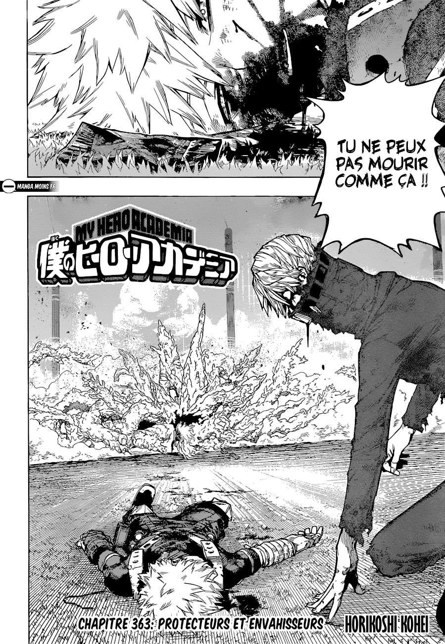 Lecture en ligne My Hero Academia 363 page 2