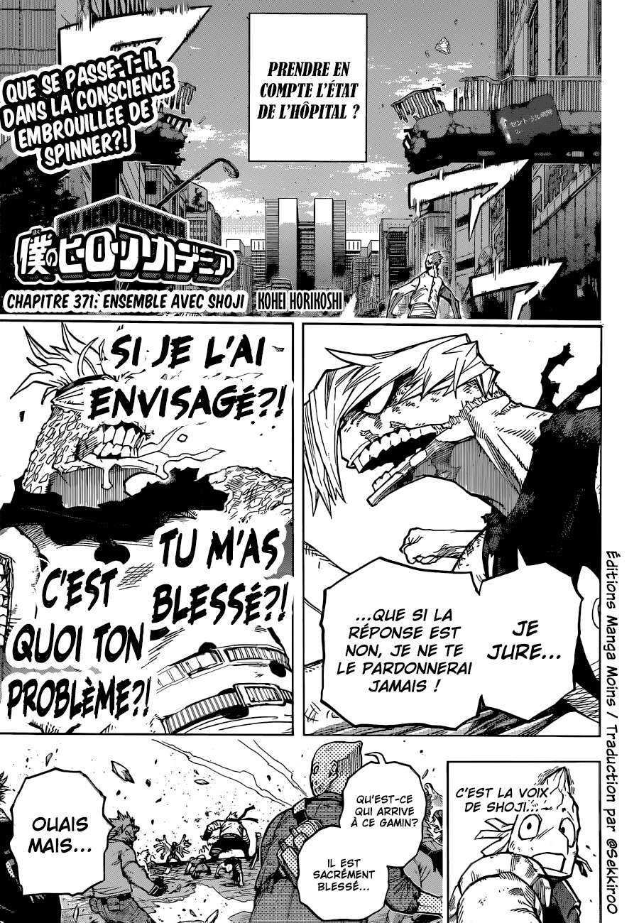 Lecture en ligne My Hero Academia 371 page 1