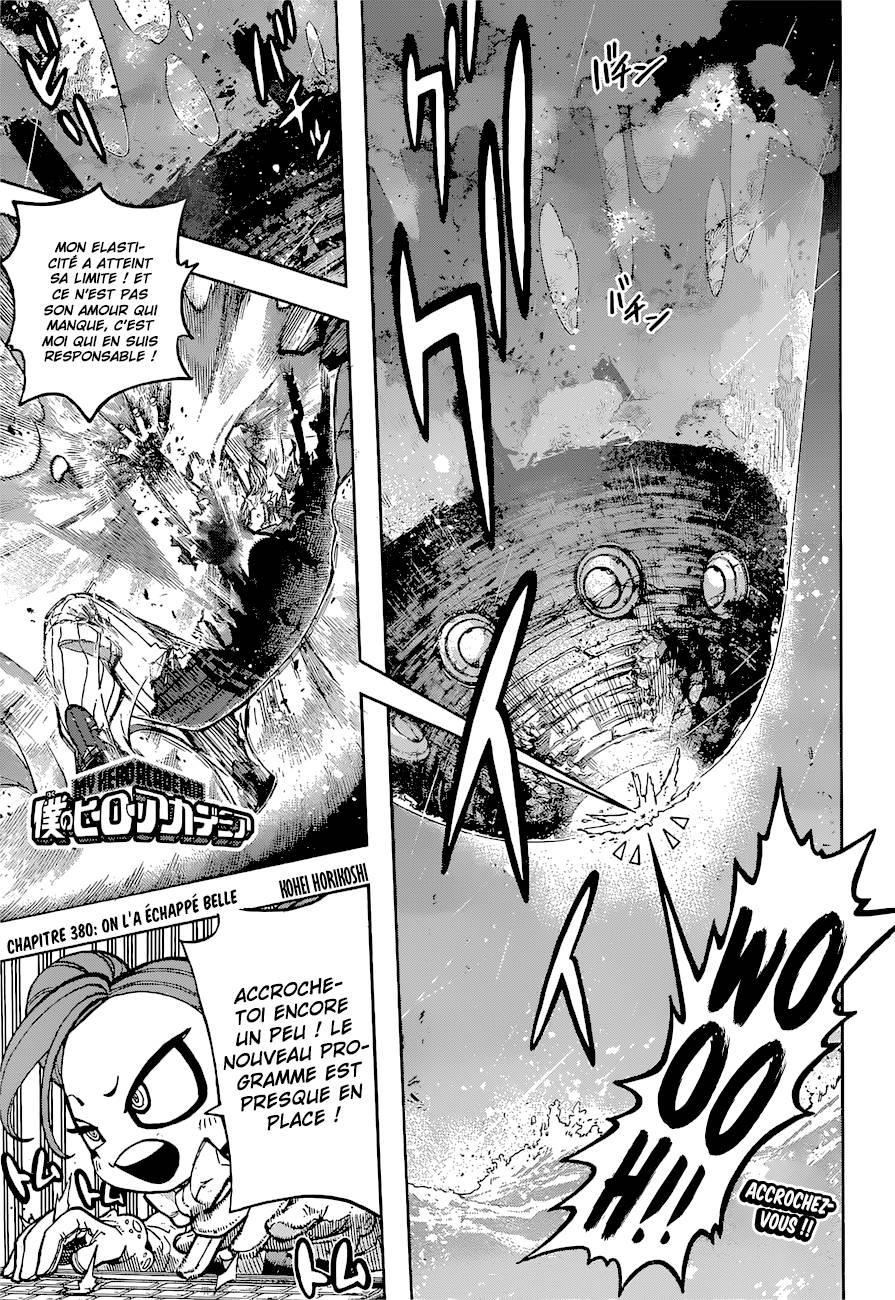 Lecture en ligne My Hero Academia 380 page 1