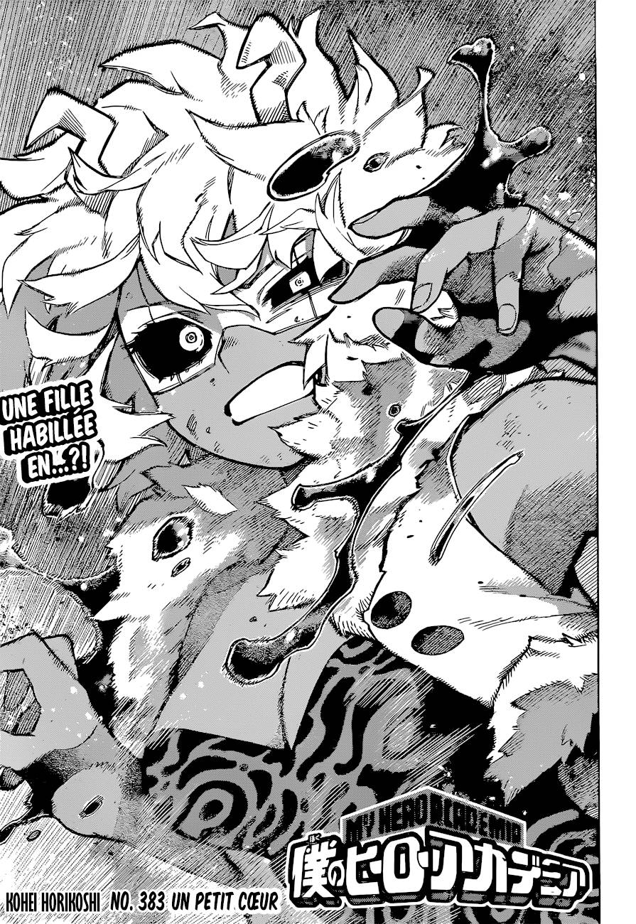 Lecture en ligne My Hero Academia 383 page 1