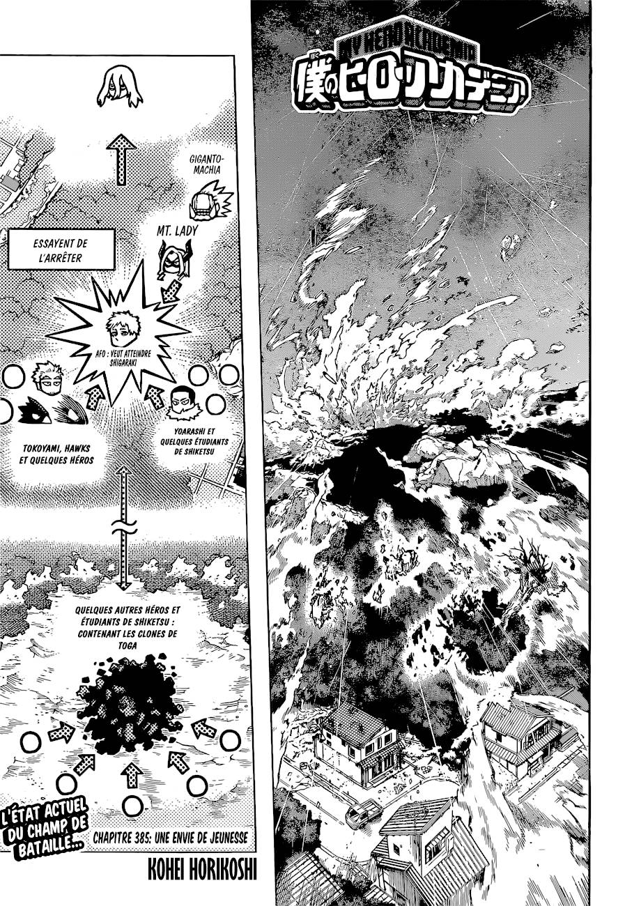 Lecture en ligne My Hero Academia 385 page 1