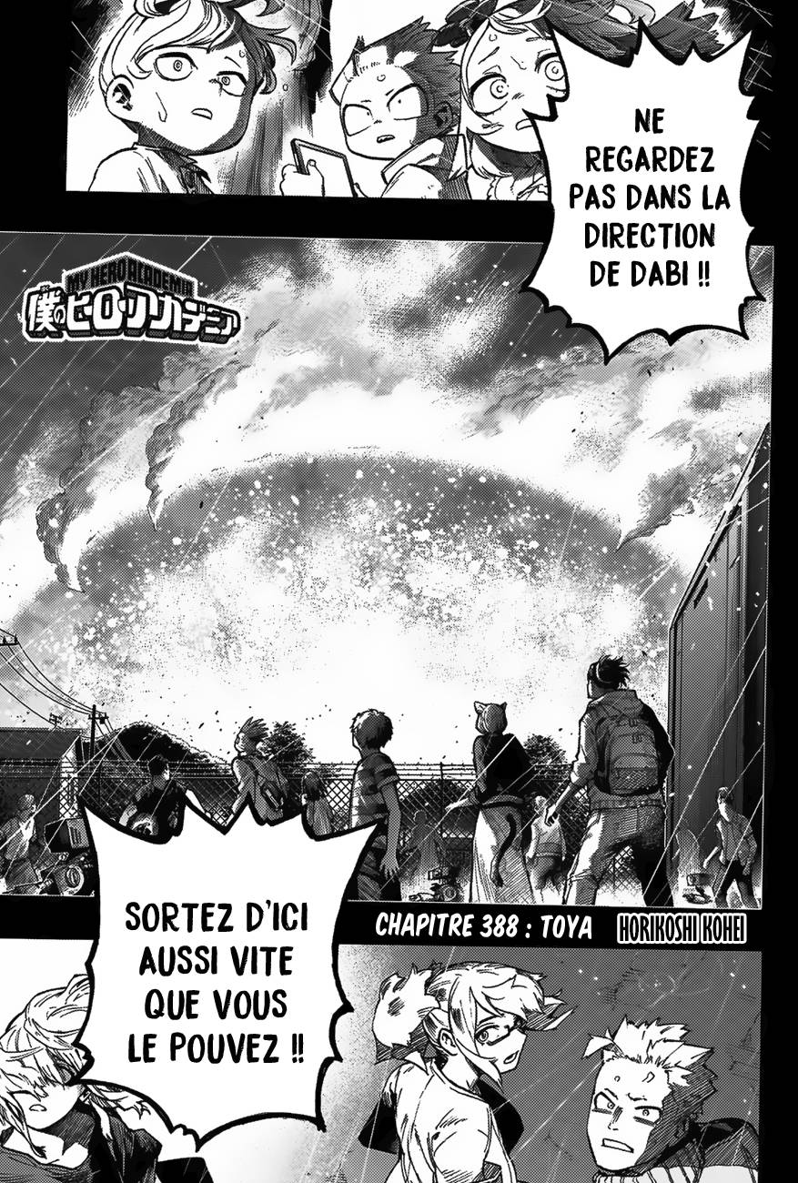 Lecture en ligne My Hero Academia 388 page 4