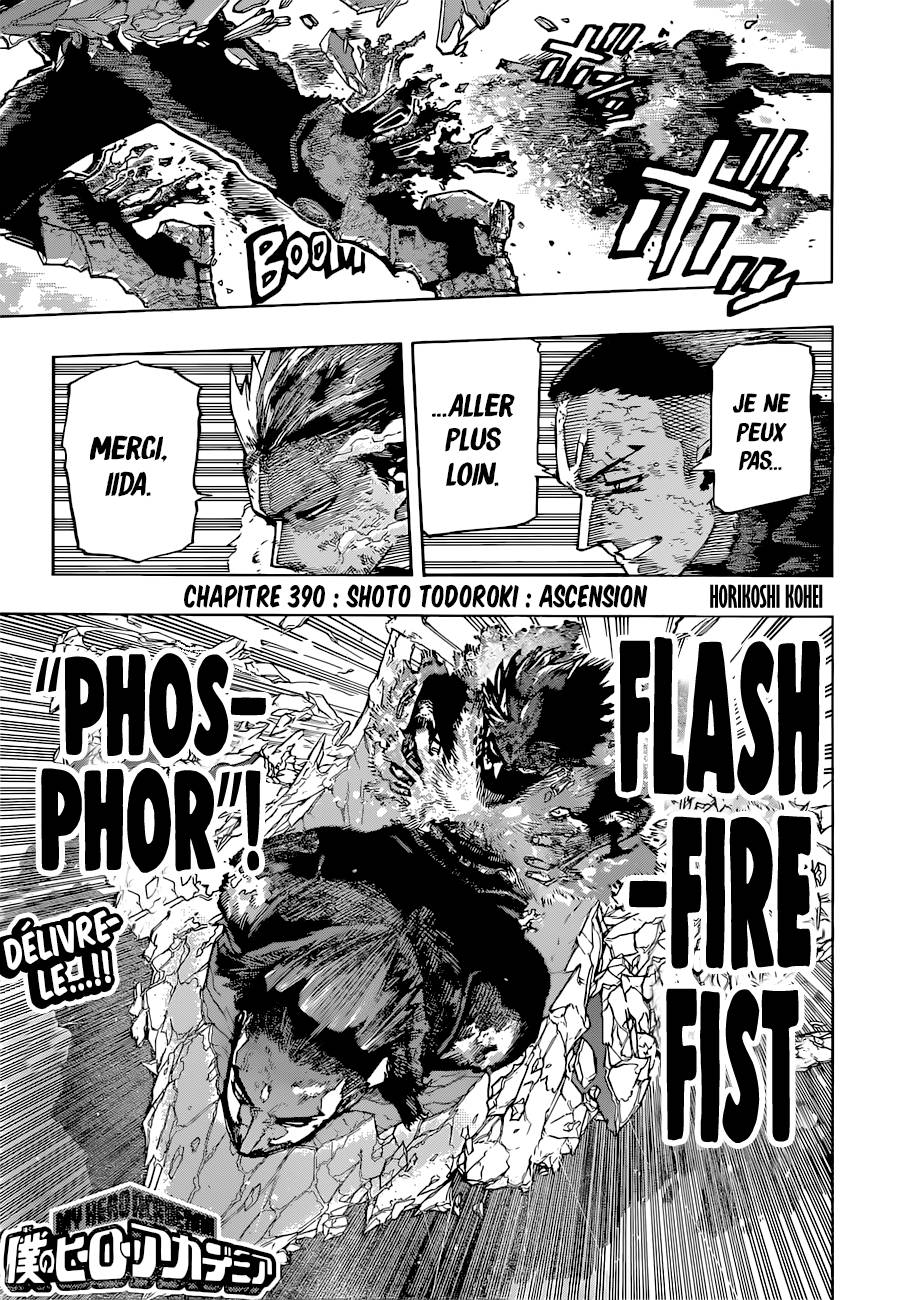 Scan My Hero Academia 390