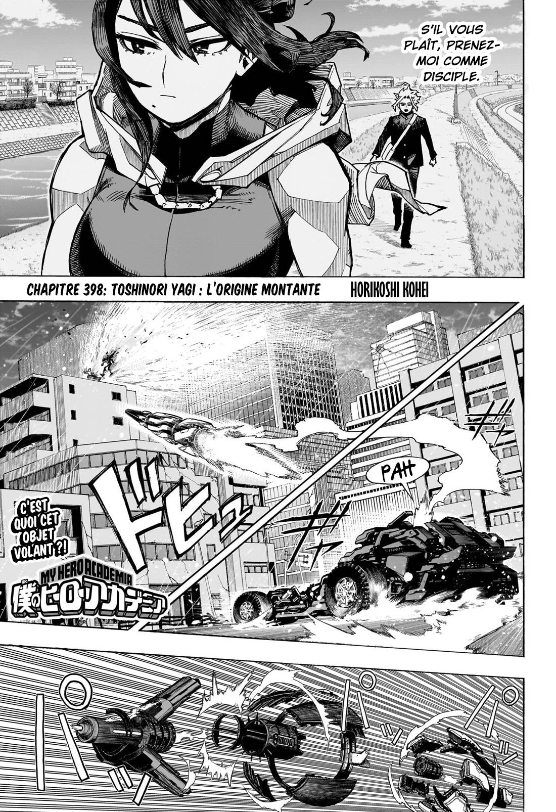 Lecture en ligne My Hero Academia 398 page 1