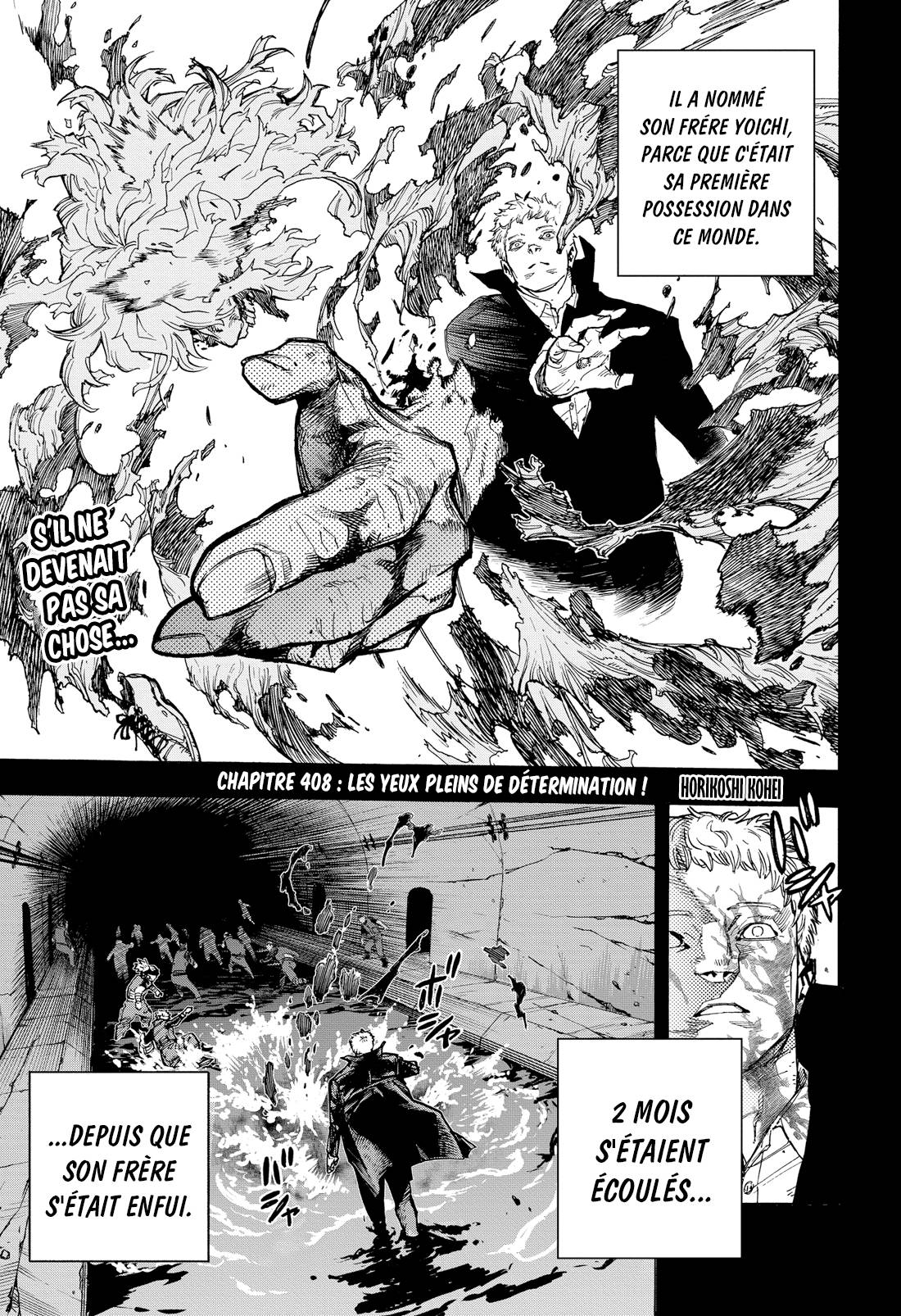 Lecture en ligne My Hero Academia 408 page 1