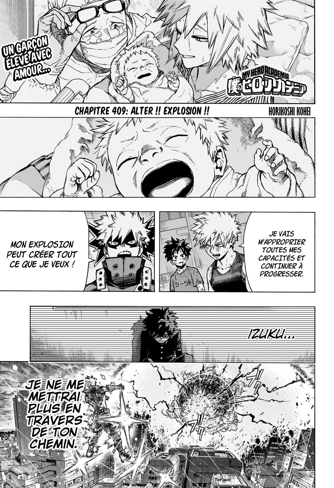 Lecture en ligne My Hero Academia 409 page 1