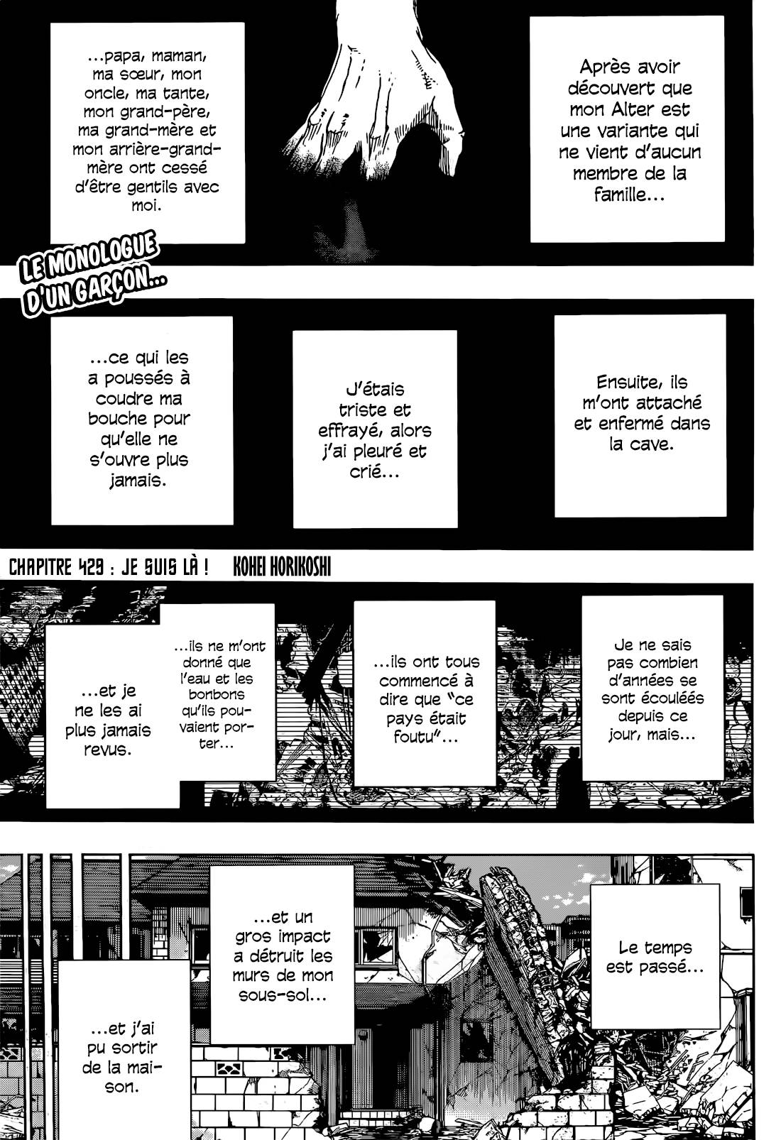 Lecture en ligne My Hero Academia 429 page 5