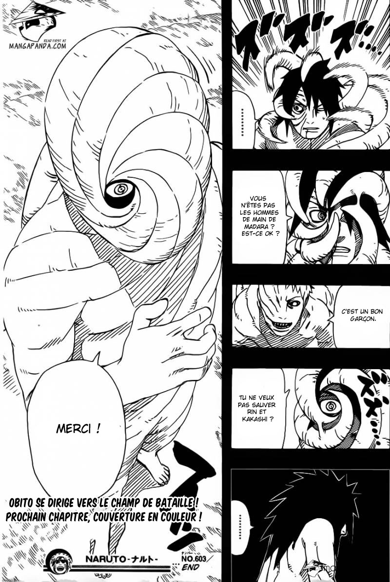 Lecture en ligne Naruto 603 page 18