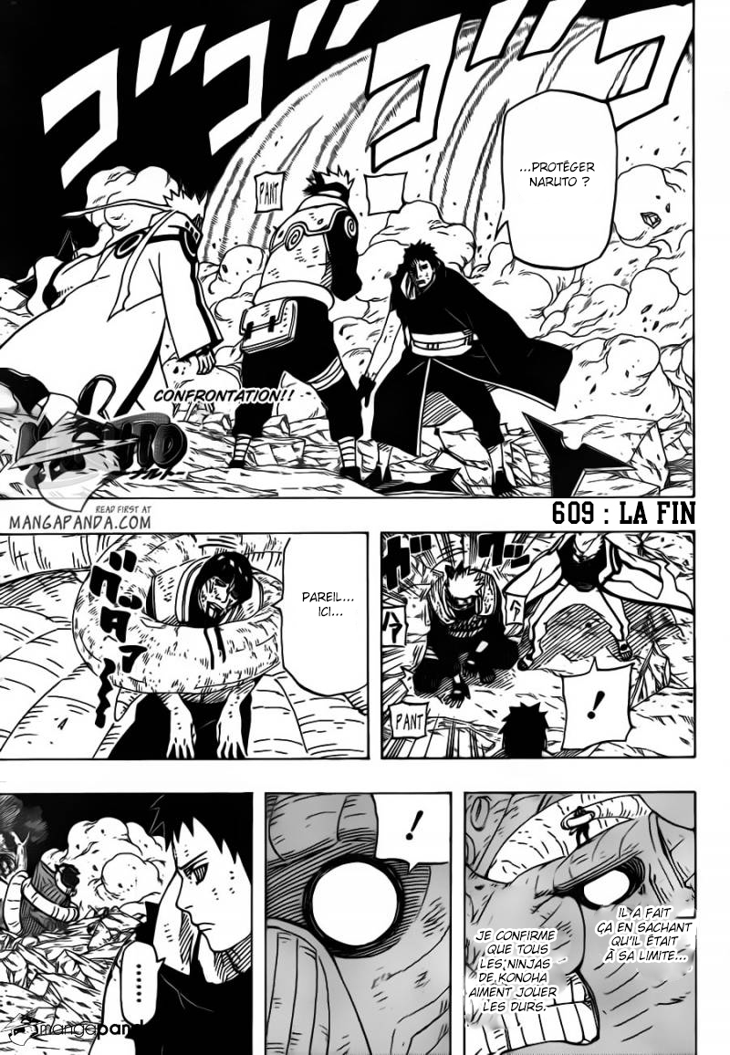 Lecture en ligne Naruto 609 page 2