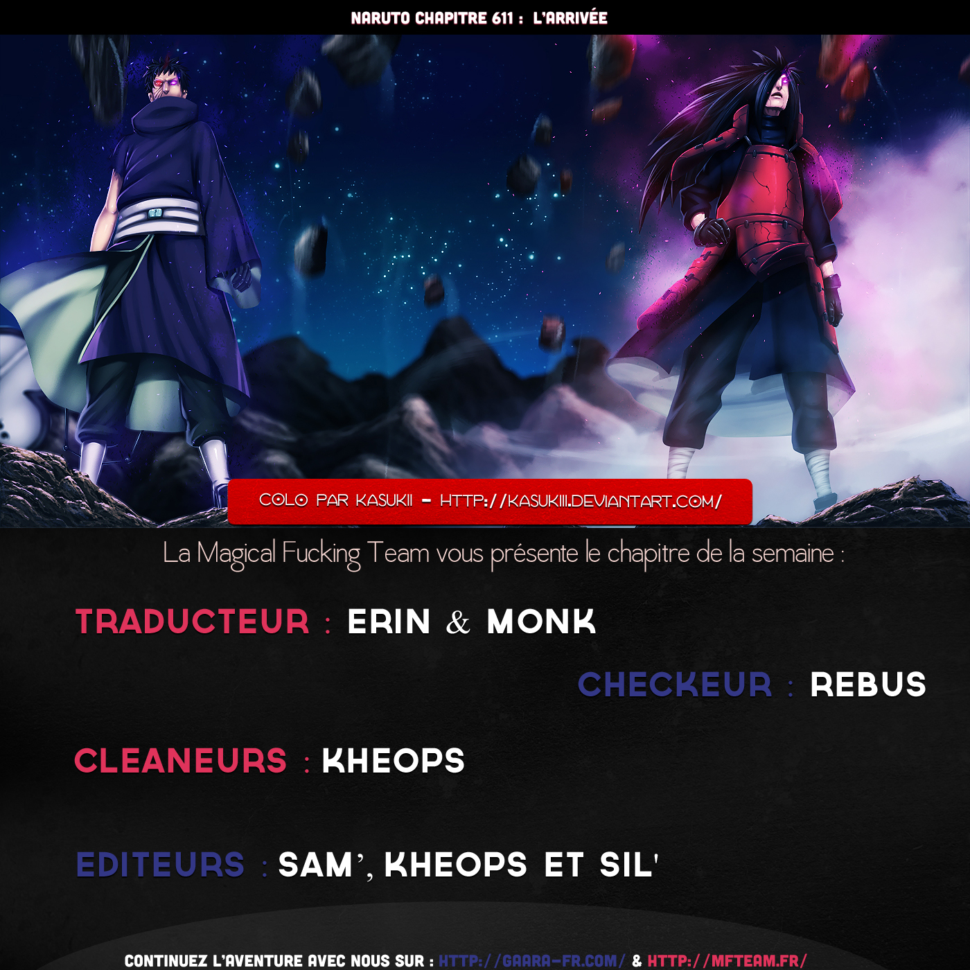 Lecture en ligne Naruto 611 page 1