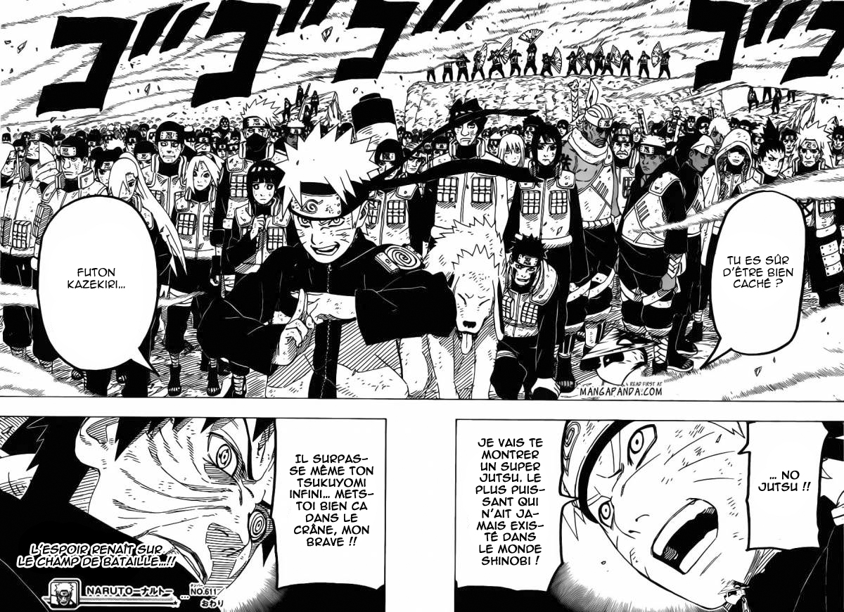 Lecture en ligne Naruto 611 page 17