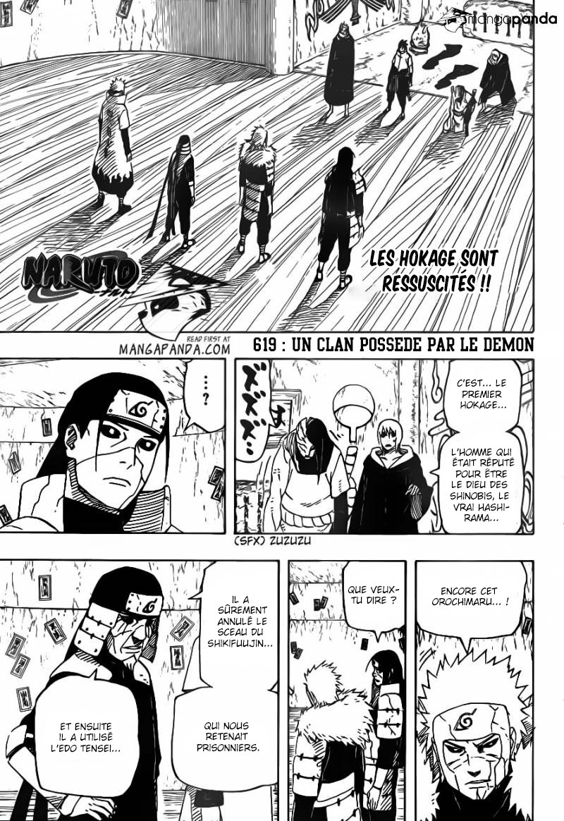 Lecture en ligne Naruto 619 page 2