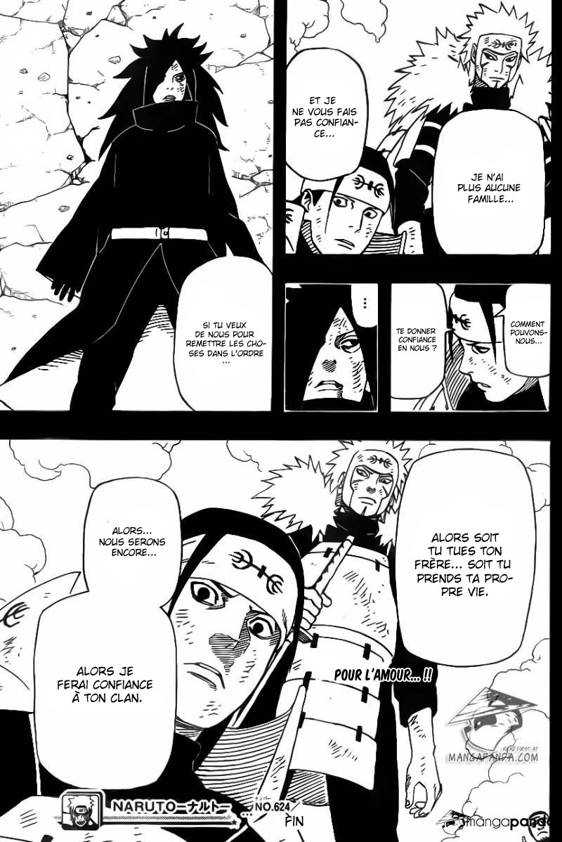 Lecture en ligne Naruto 624 page 17