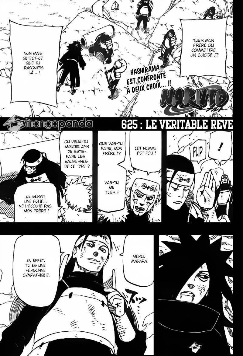 Lecture en ligne Naruto 625 page 2