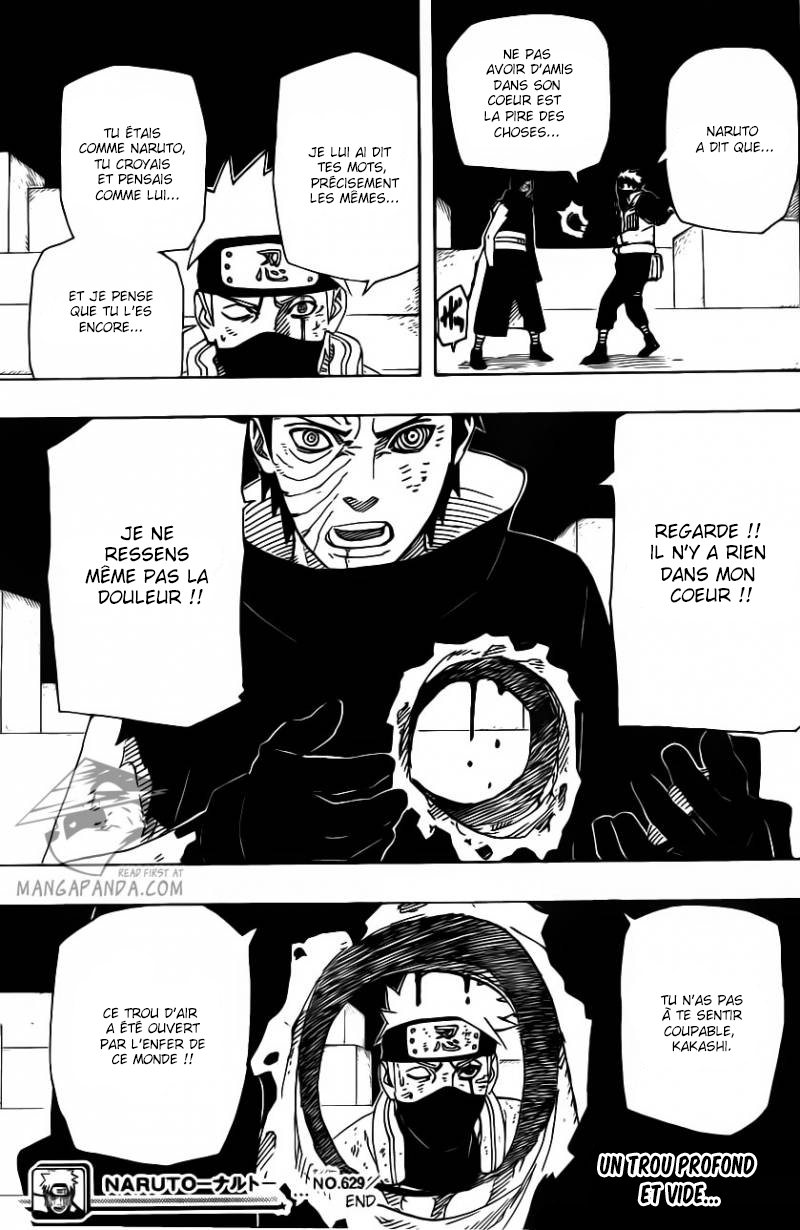 Lecture en ligne Naruto 629 page 18