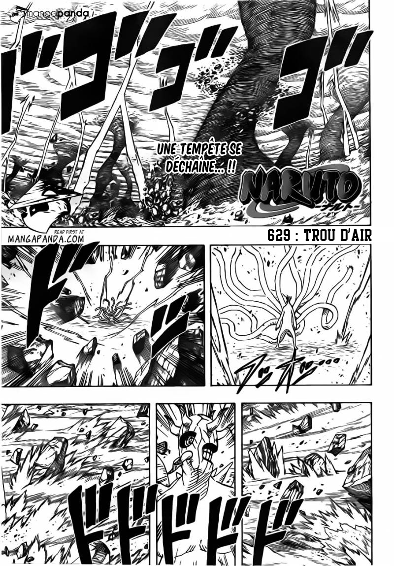 Lecture en ligne Naruto 629 page 2