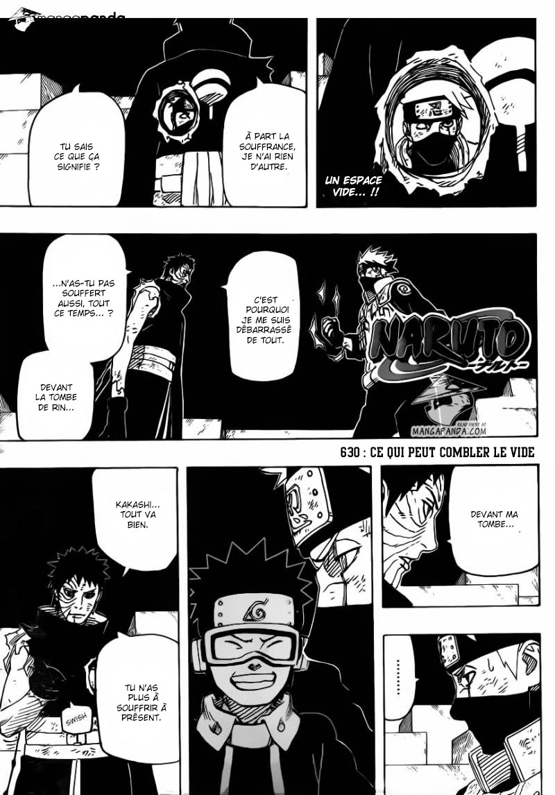 Lecture en ligne Naruto 630 page 2