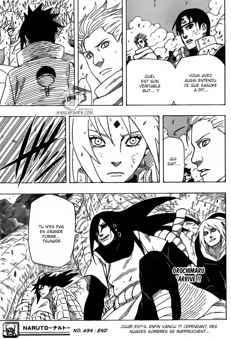 Lecture en ligne Naruto 634 page 17