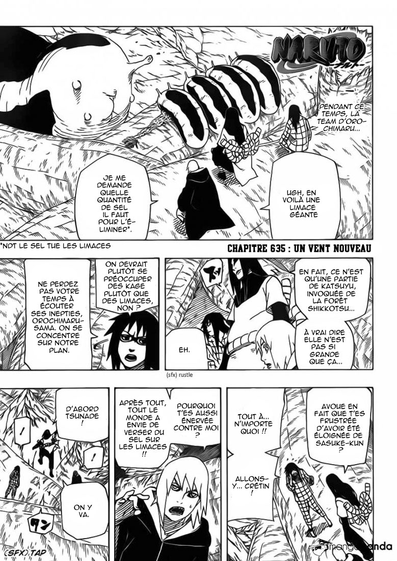 Lecture en ligne Naruto 635 page 2