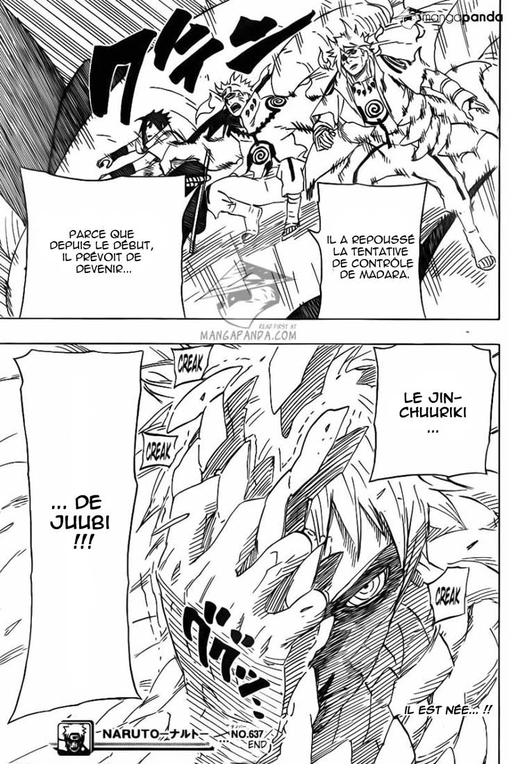 Lecture en ligne Naruto 637 page 17